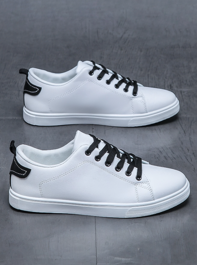 Moderne Grijze Casual Low-Top Skateboard Schoenen